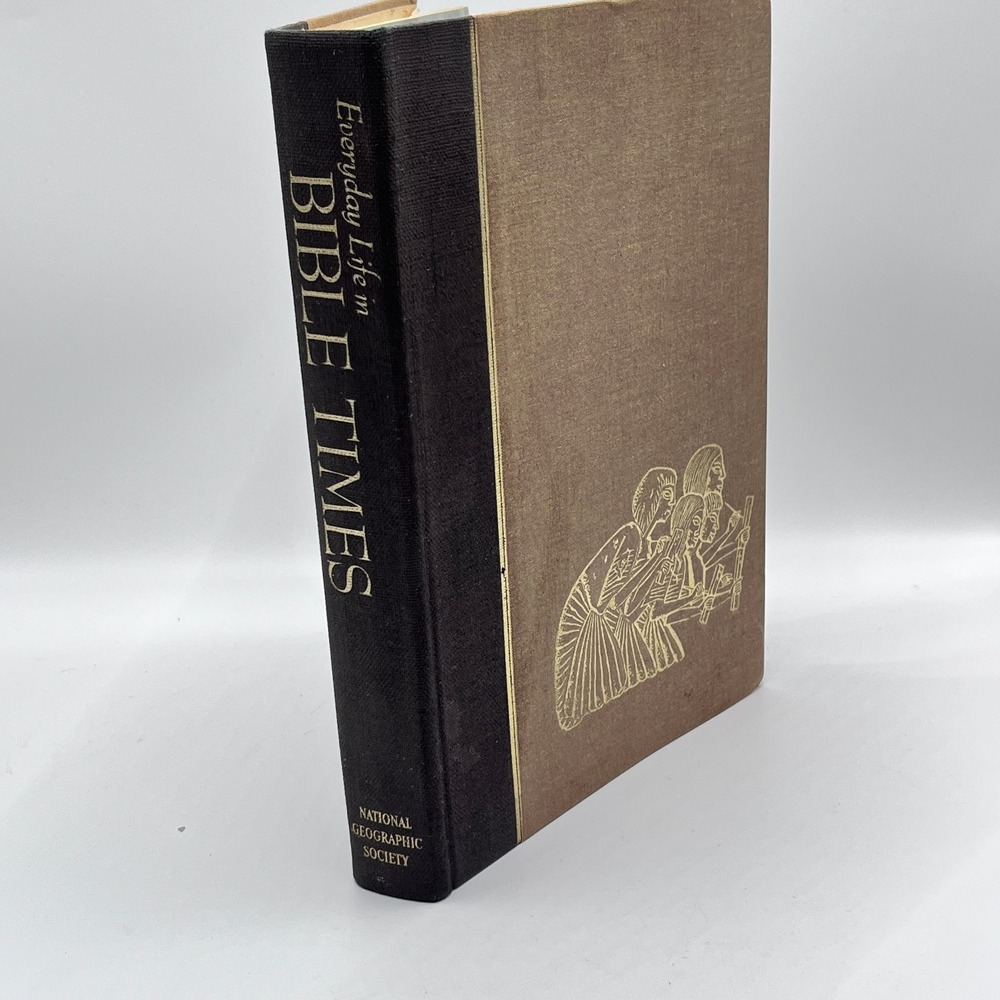 Everyday Life in Bible Times 1967 National Geographic Society Hardcover Map